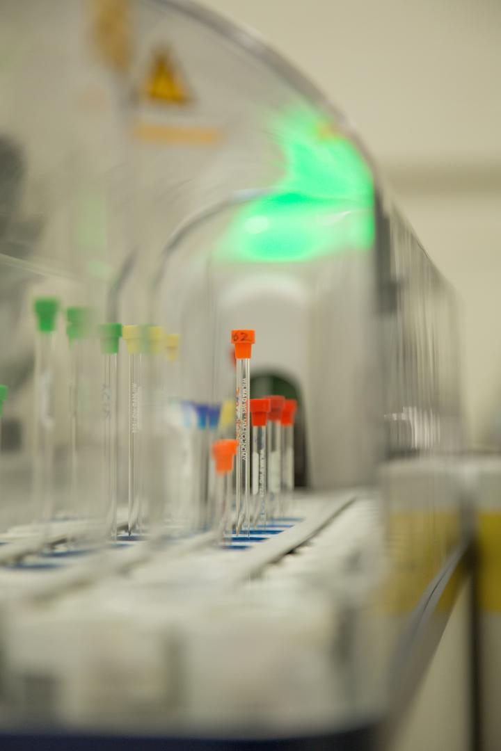 photograph of NMR machine