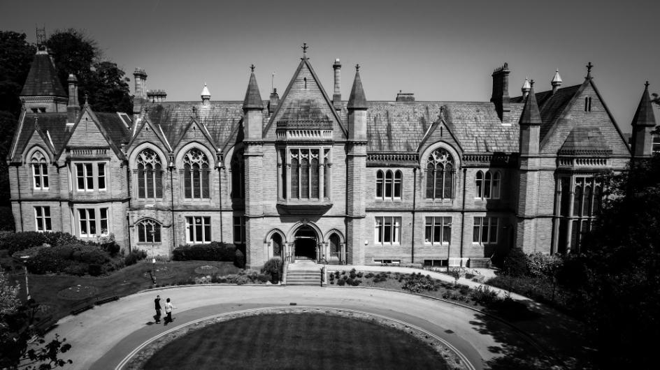 Heaton Mount Black and White Image