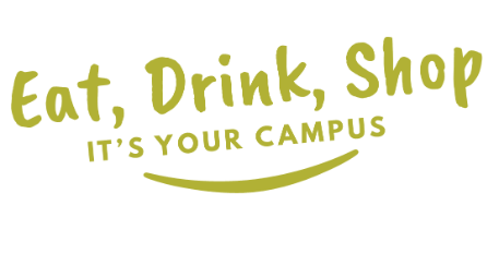Eat drink shop logo green