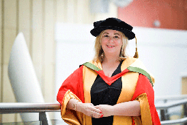 Mandy Ridyard, honorary award recipient July 2022. Doctor of Engineering.