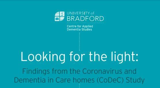 Looking for the Light book cover - a study on dementia care during pandemic