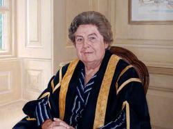 Portrait of Baroness Lockwood by David Atack.