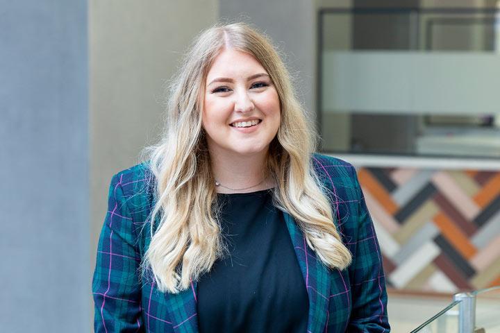 Chelsea Redshaw, Outreach and Recruitment Officer at the University of Bradford.