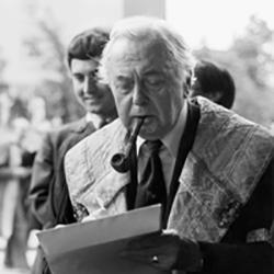 Harold Wilson at a University of Bradford graduation ceremony