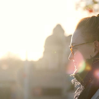 A photograph of BSc (Hons) Midwifery student Amy.